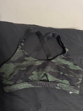 Bombshell Sportswear Green Camo Sports Bralette